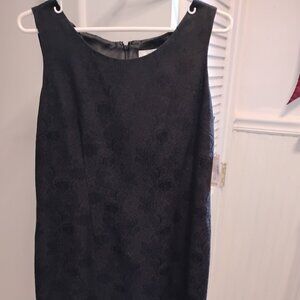 Dress. Black on black Jones Studio NWT     sz 10